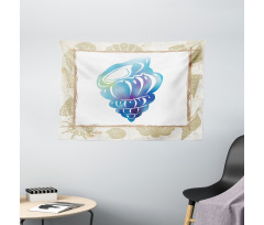 Aquatic Cockleshell Wide Tapestry