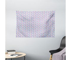 Cherry Flamingo Ice Cream Wide Tapestry