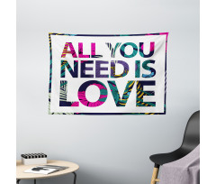 All You Need Tropical Wide Tapestry