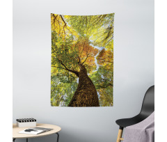 Autumn Tree of Nature Photo Tapestry