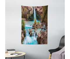 Natural Spring Falls Stream Tapestry