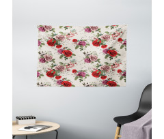 Romantic Roses Wide Tapestry