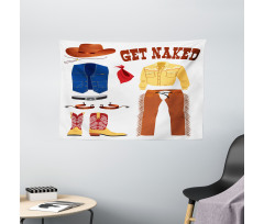 Classic Country Clothes Wide Tapestry