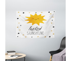 Nursery Typography Wide Tapestry