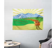 Forest America Countryside Wide Tapestry