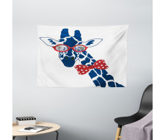 Long Neck with Bowtie Wide Tapestry