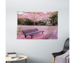 Bench Tree Wide Tapestry
