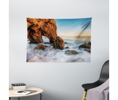 Majestic Sea Cliff Ocean Wide Tapestry