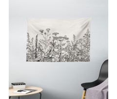 Wildflower Botanical Country Wide Tapestry