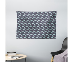 Fir Trees Flora and Fauna Wide Tapestry