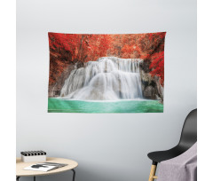 River in the Fall Wide Tapestry