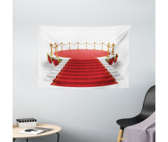 Round Stage with Stairs Wide Tapestry