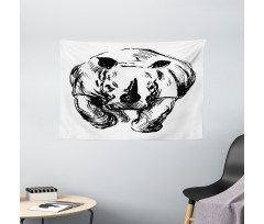 Animal Savannah Element Wild Wide Tapestry