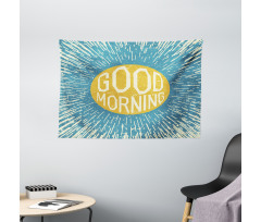 Inspirational Morning Wide Tapestry