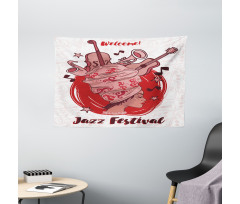 Welcome Jazz Festival Wide Tapestry