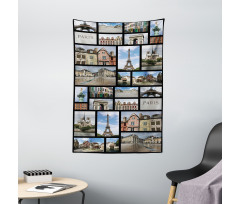 France Iconic Landmarks Photo Tapestry