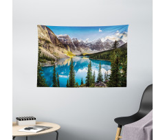 Canada Landscape Lake Photo Wide Tapestry