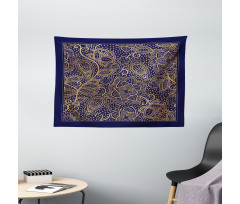 Lace Look Style in Square Wide Tapestry