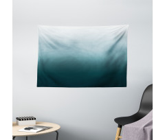 Teal Shades Design Wide Tapestry
