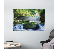 Green Forest and Streaming Wide Tapestry