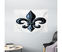 Antique Sign Symbol Wide Tapestry