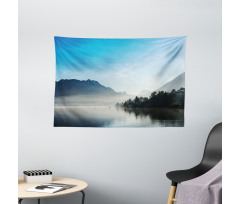 Lake Annecy France Sky Wide Tapestry