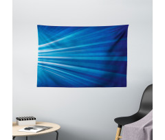 Abstract Futuristic Fantasy Wide Tapestry