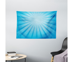 Sun Ray Style Retro Radiate Wide Tapestry