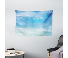 Fascinating Sky with Clouds Wide Tapestry