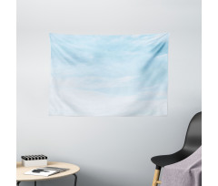 Soft Pastel Sky Clouds Wide Tapestry