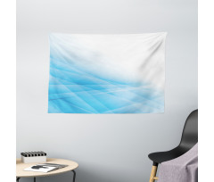 Futuristic Lines Softness Art Wide Tapestry