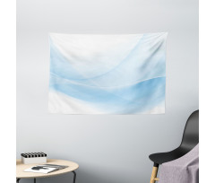 Flowing Wavy Effect Print Wide Tapestry