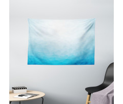 Triangular Ombre Effect Image Wide Tapestry