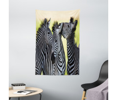 Zebras Wild Nature Tapestry