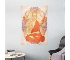 Oriental Calmness Figure Tapestry