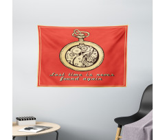 Saying About Time Vintage Wide Tapestry