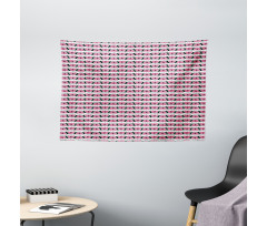 Slices with Hearts Seeds Wide Tapestry