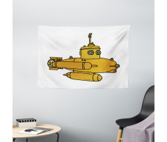 Creative Bathyscaphe Art Wide Tapestry