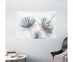 Xtray Effect Passion Flower Wide Tapestry