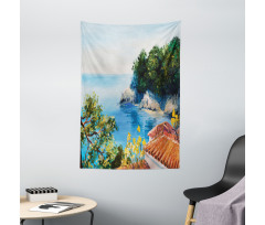 Mediterranean Scenery Tapestry