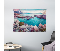 Vibrant Mediterranean Sea Wide Tapestry