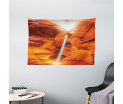Sandstone Sunbeam Canyon Wide Tapestry