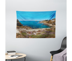 Paradise Sea Beach Italy Wide Tapestry