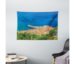 Seaside Village Cefalu Vista Wide Tapestry