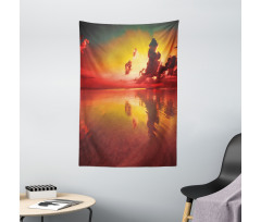 Sunrise Water Reflection Tapestry