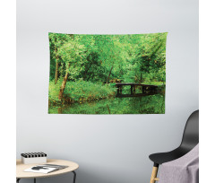 Foliage Forest Woodsy Wide Tapestry