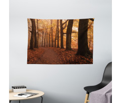 Fall Hiking Enchanted Wide Tapestry