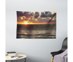 Sunrise Clouds Cancun Wide Tapestry