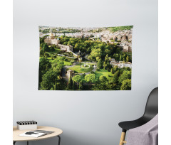 Famous Vatican Gardens Wide Tapestry