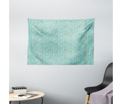 Party Beverages Pattern Wide Tapestry